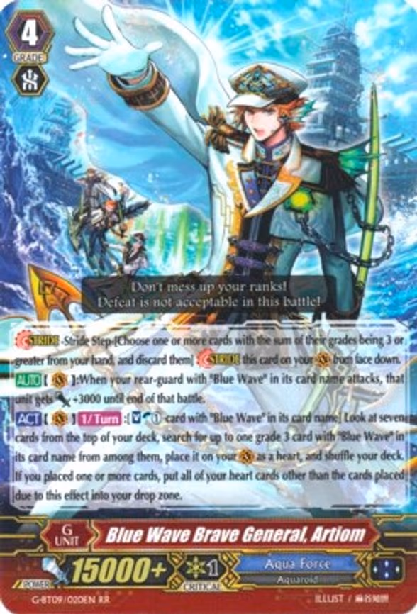 Blue Wave Brave General, Artiom