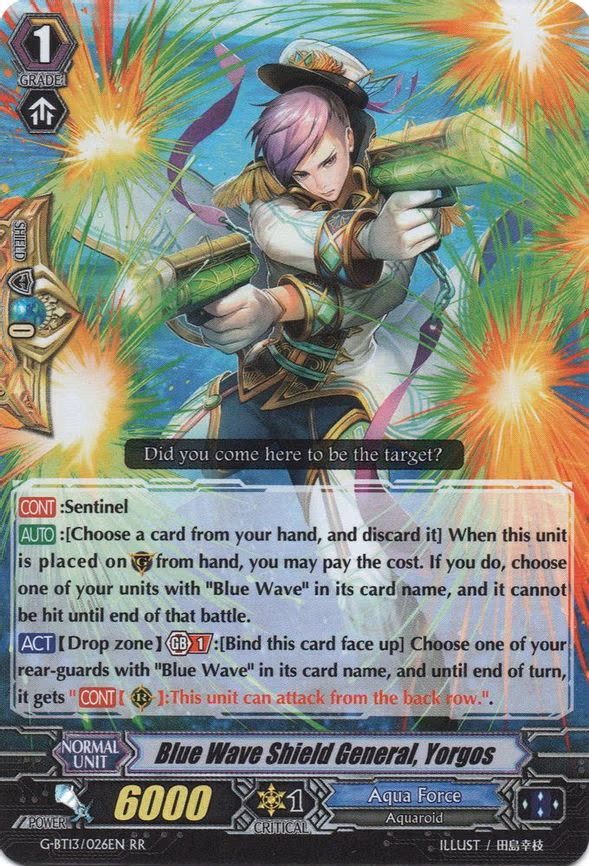 Blue Wave Shield General, Yorgos