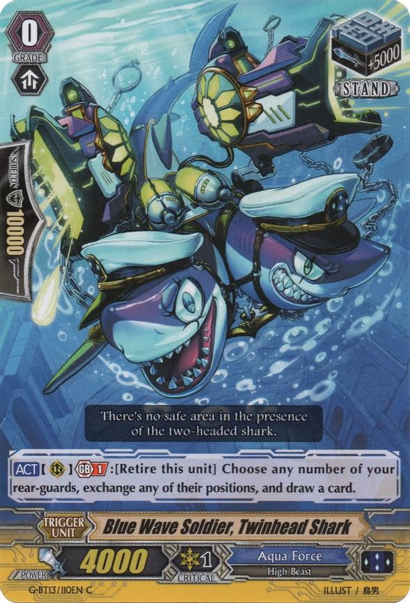 Blue Wave Soldier, Twinhead Shark - C (G-BT13/110EN)