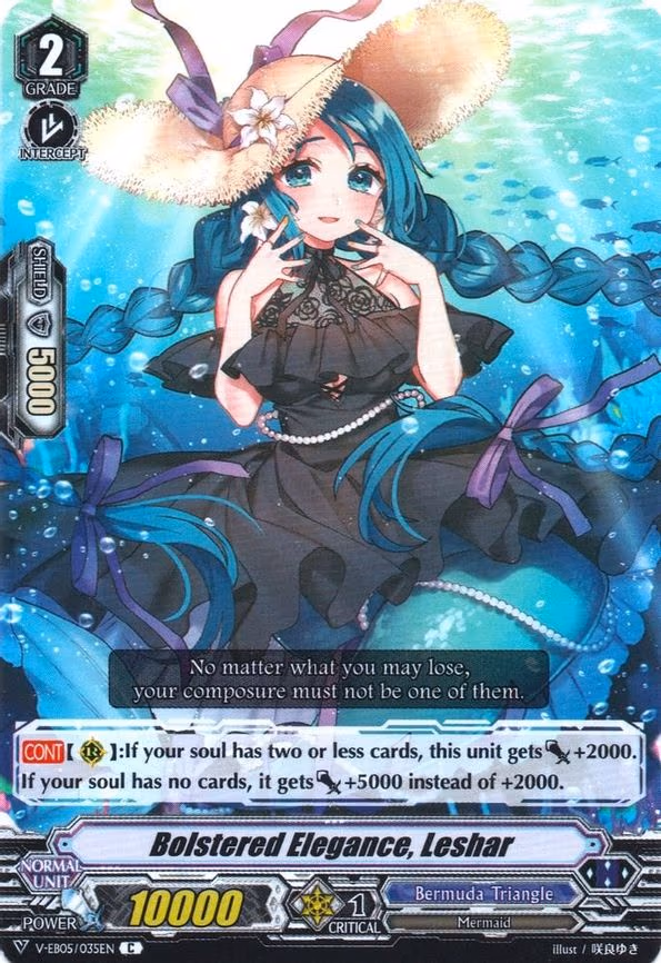 Bolstered Elegance, Leshar