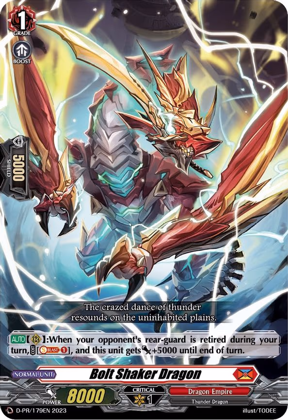 Bolt Shaker Dragon - PR (D-PR/179EN)