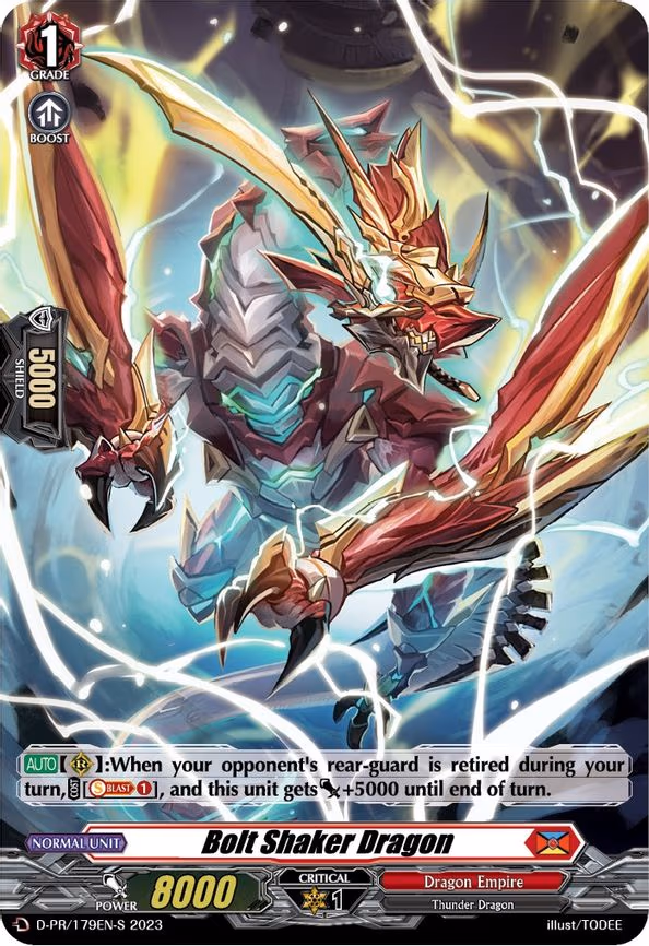 Bolt Shaker Dragon - PR (D-PR/179EN-S)