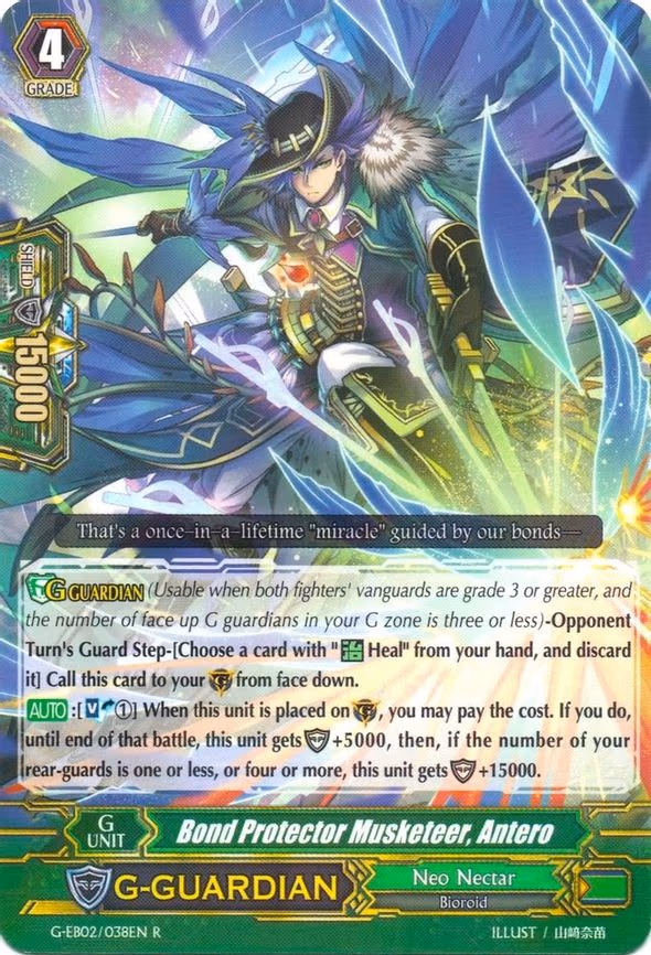 Bond Protector Musketeer, Antero