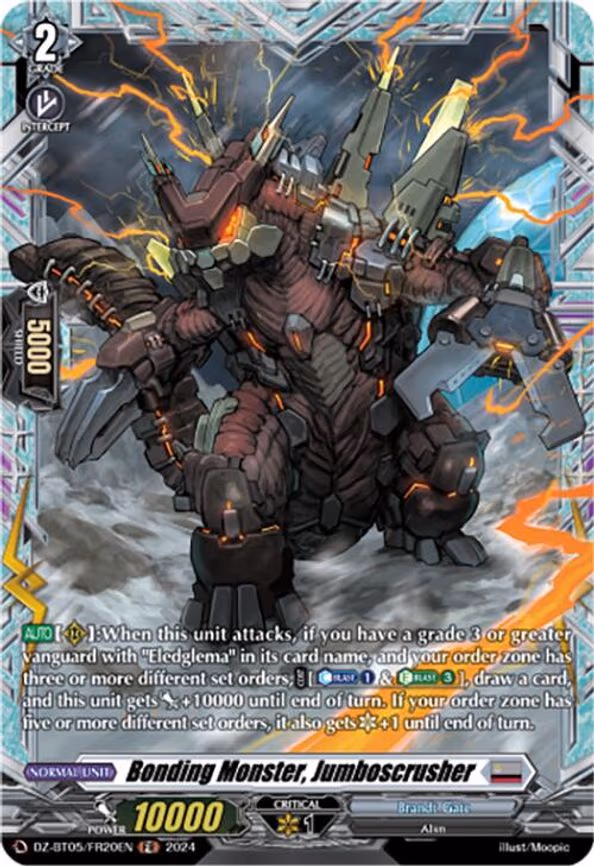 Bonding Monster, Jumboscrusher - FR (DZ-BT05/FR20EN)