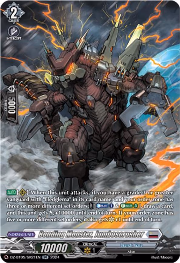 Bonding Monster, Jumboscrusher - SR (DZ-BT05/SR21EN)