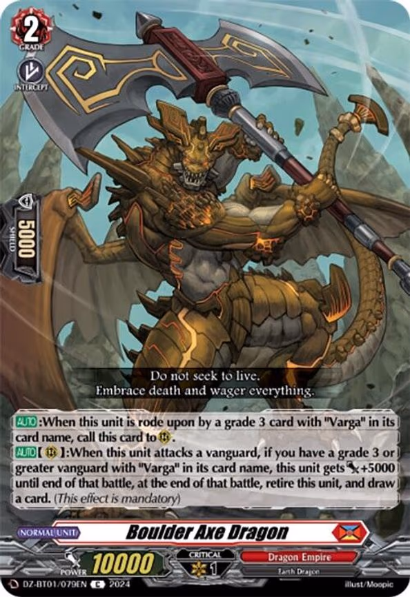 Boulder Axe Dragon - C (DZ-BT01/079EN)