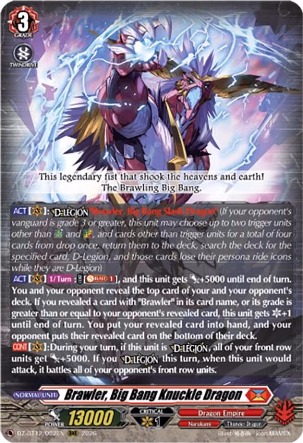 Brawler, Big Bang Knuckle Dragon