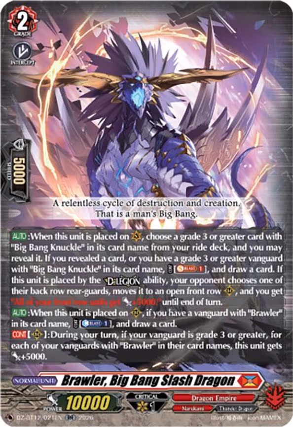 Brawler, Big Bang Slash Dragon - RR (DZ-BT12/021EN)