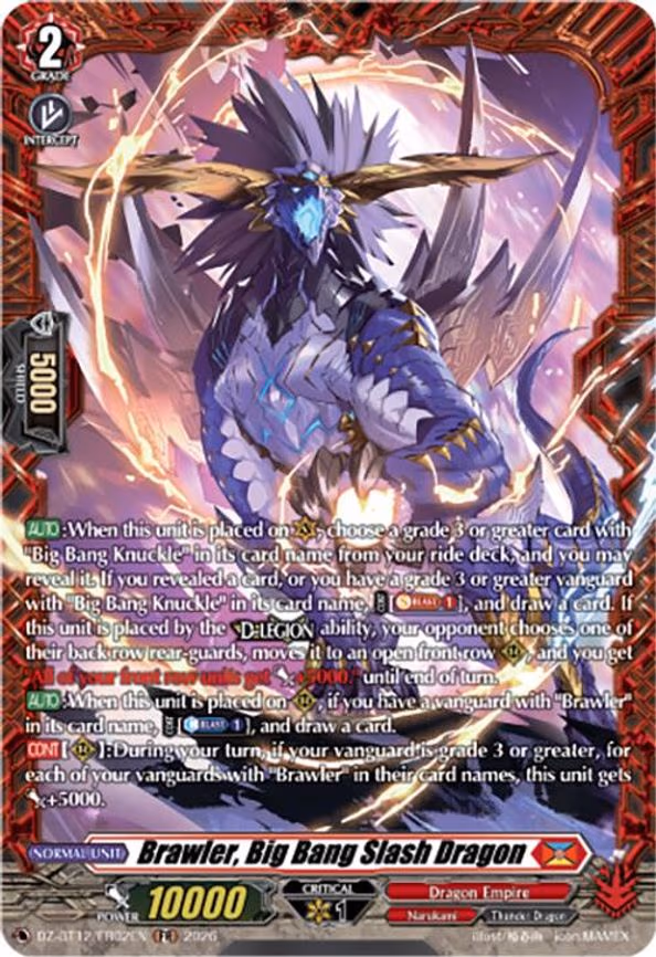 Brawler, Big Bang Slash Dragon - Frame Rare (DZ-BT12/FR02EN)