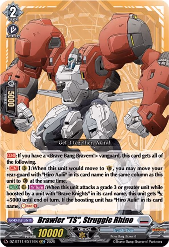 Brawler "TS", Struggle Rhino - EXC (DZ-BT11/EX11EN)