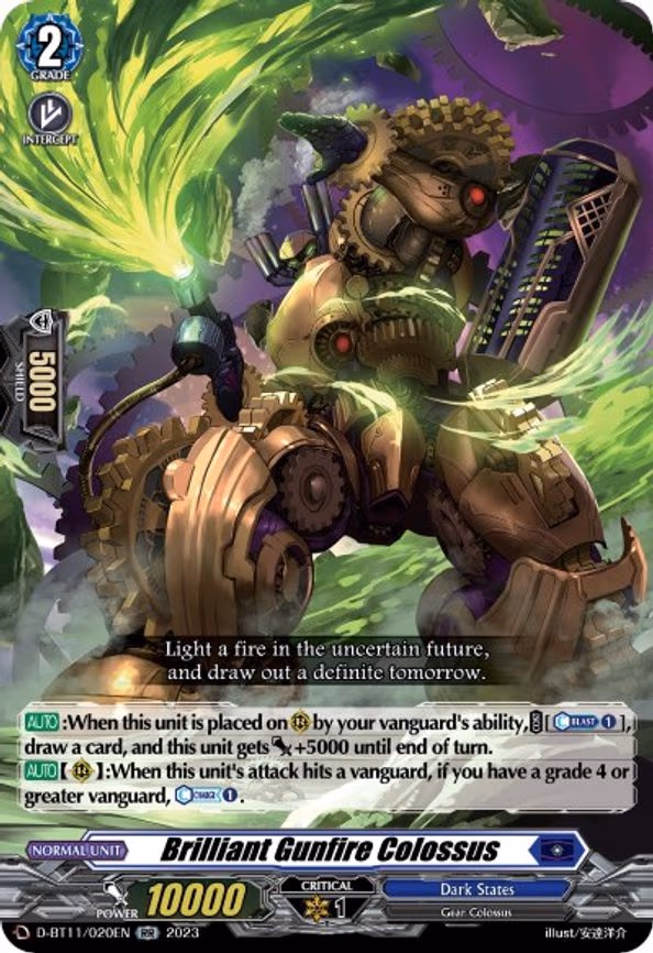 Brilliant Gunfire Colossus - RR (D-BT11/020EN)