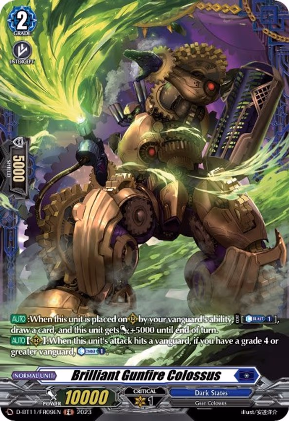 Brilliant Gunfire Colossus - FR (D-BT11/FR09EN)