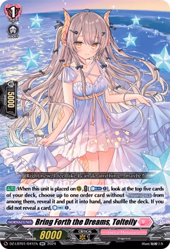Bring Forth the Dreams, Tolteily - RR (DZ-LBT01/041EN)