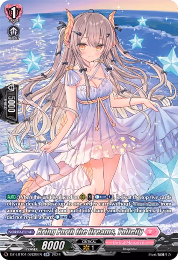 Bring Forth the Dreams, Tolteily - SR (DZ-LBT01/SR39EN)