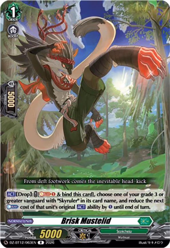 Brisk Mustelid - R (DZ-BT12/063EN)