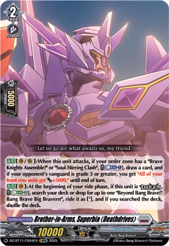 Brother-in-Arms, Superbia (Deathdrives) - EXRRR (DZ-BT11/EX04EN)