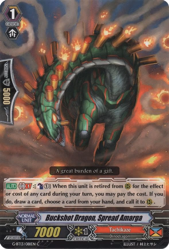 Buckshot Dragon, Spread Amarga - C (G-BT13/081EN)