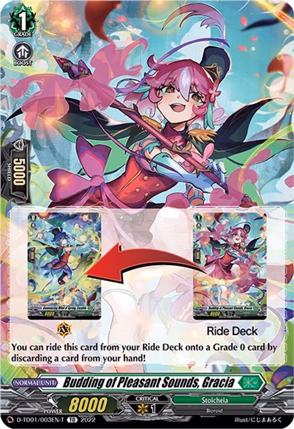 Budding of Pleasant Sounds, Gracia (Tutorial Card)