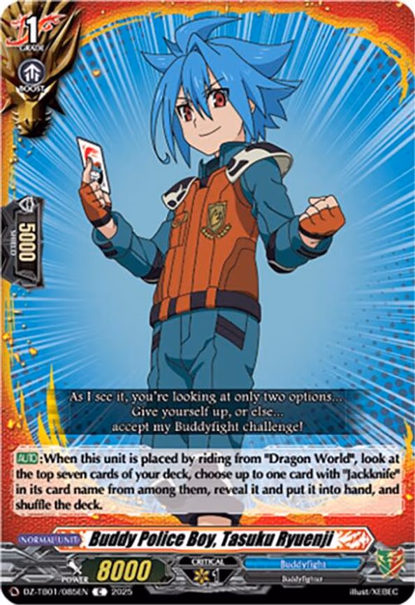Buddy Police Boy, Tasuku Ryuenji - C (DZ-TB01/085EN)