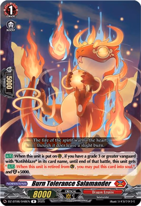 Burn Tolerance Salamander - R (DZ-BT06/048EN)