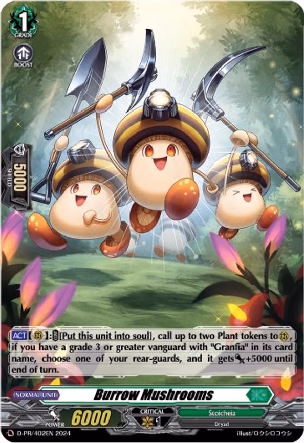 Burrow Mushrooms