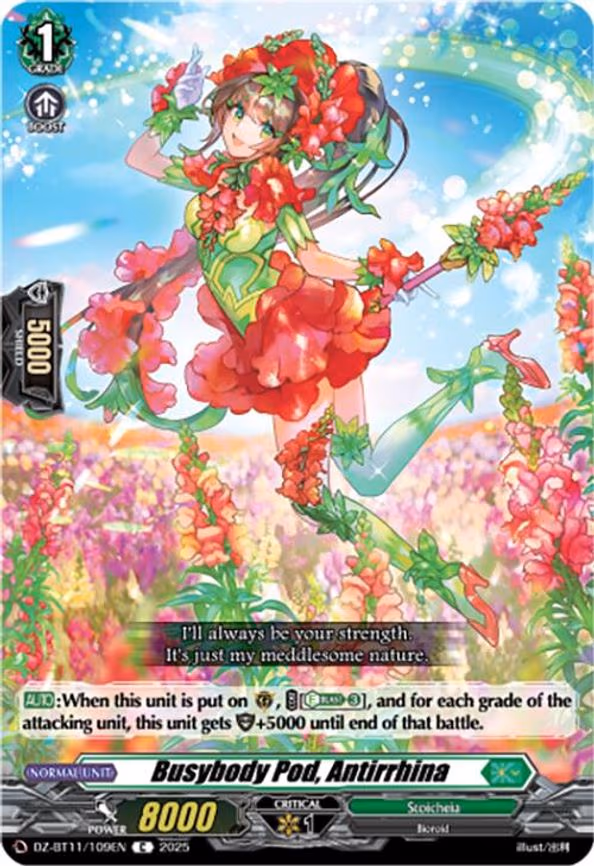 Busybody Pod, Antirrhina - C (DZ-BT11/109EN)