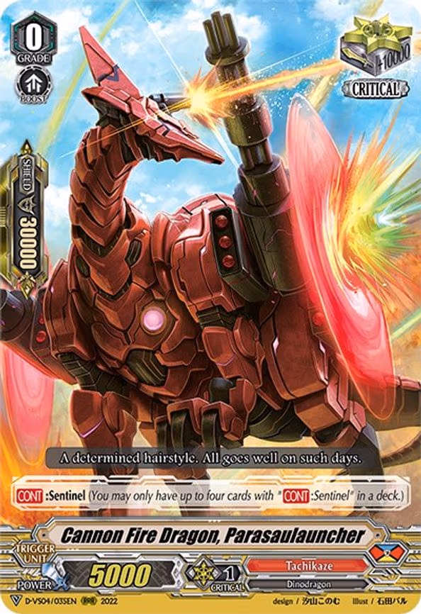 Cannon Fire Dragon, Parasaulauncher