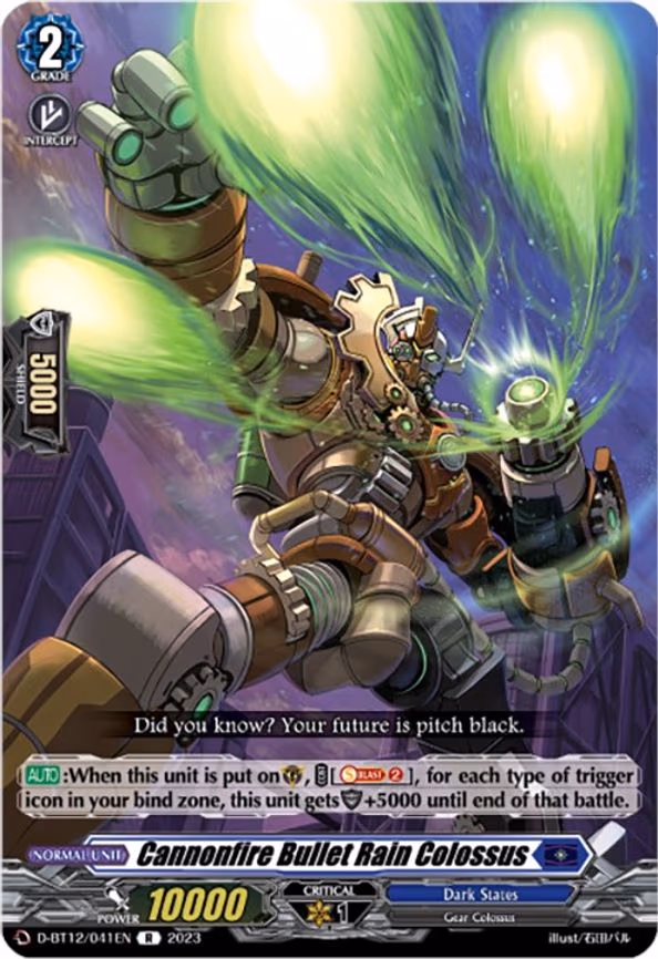 Cannonfire Bullet Rain Colossus