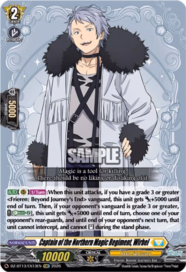 Captain of the Northern Magic Regiment, Wirbel - EXC (DZ-BT13/EX13EN)