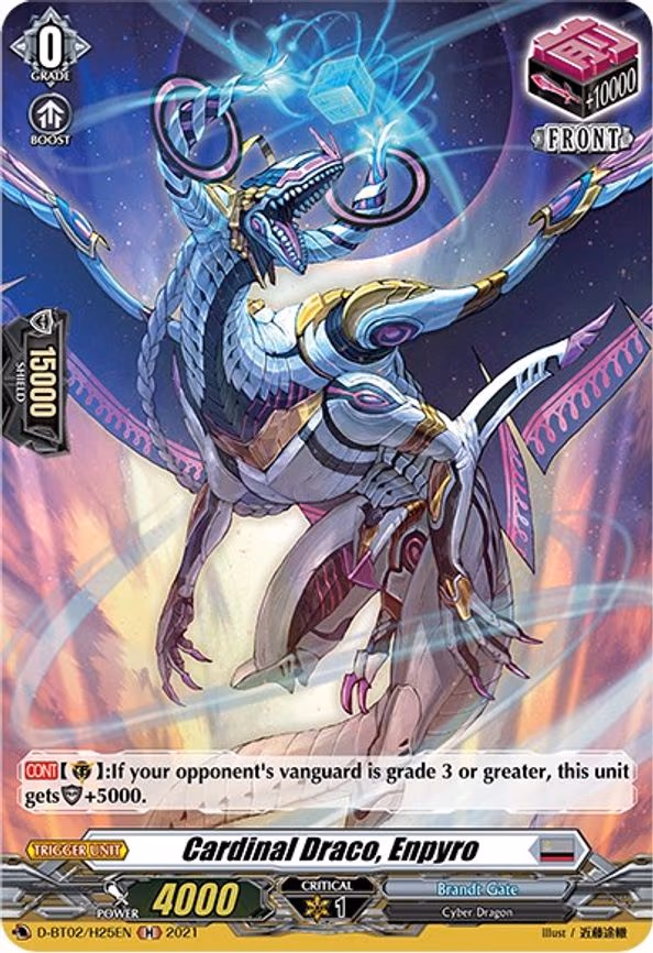 Cardinal Draco, Enpyro (Holo) - H (D-BT02/H25EN)