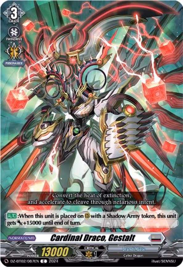 Cardinal Draco, Gestalt - C (DZ-BT02/087EN)