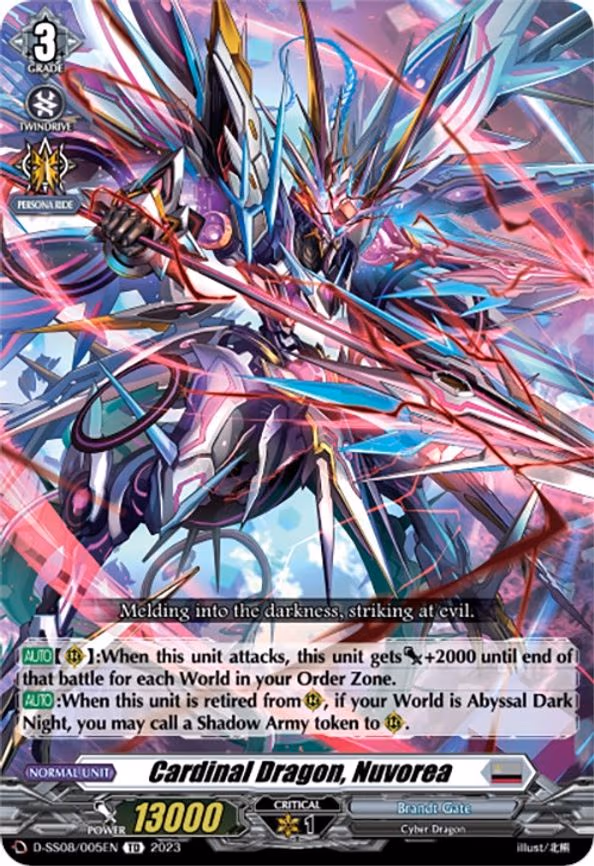 Cardinal Dragon, Nuvorea