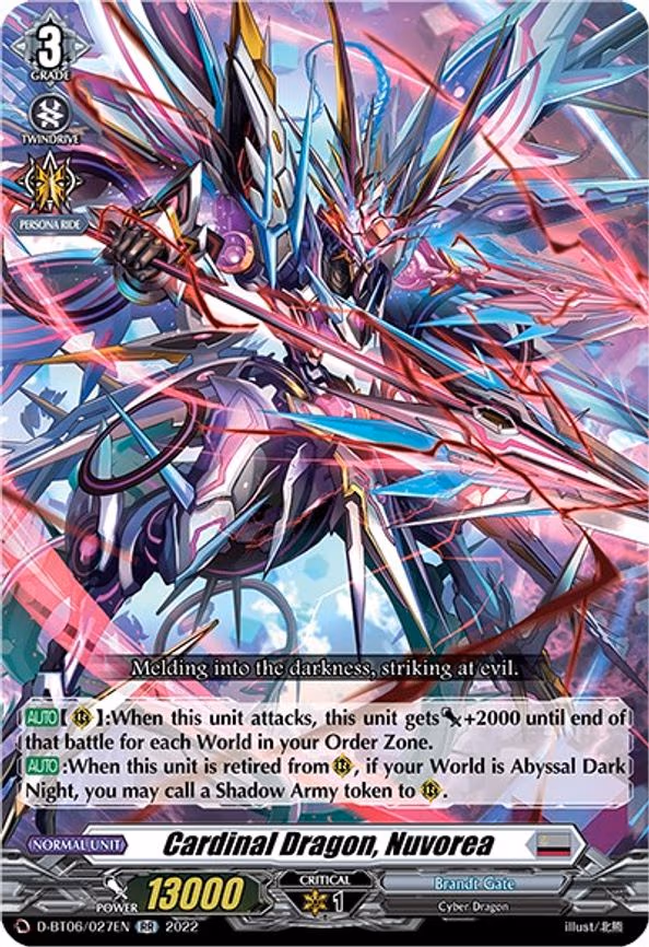 Cardinal Dragon, Nuvorea