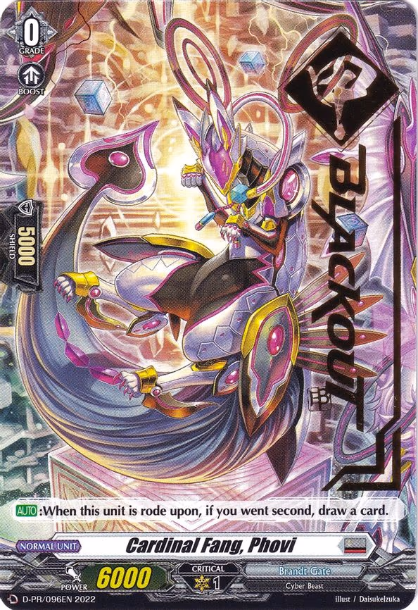 Cardinal Fang, Phovi