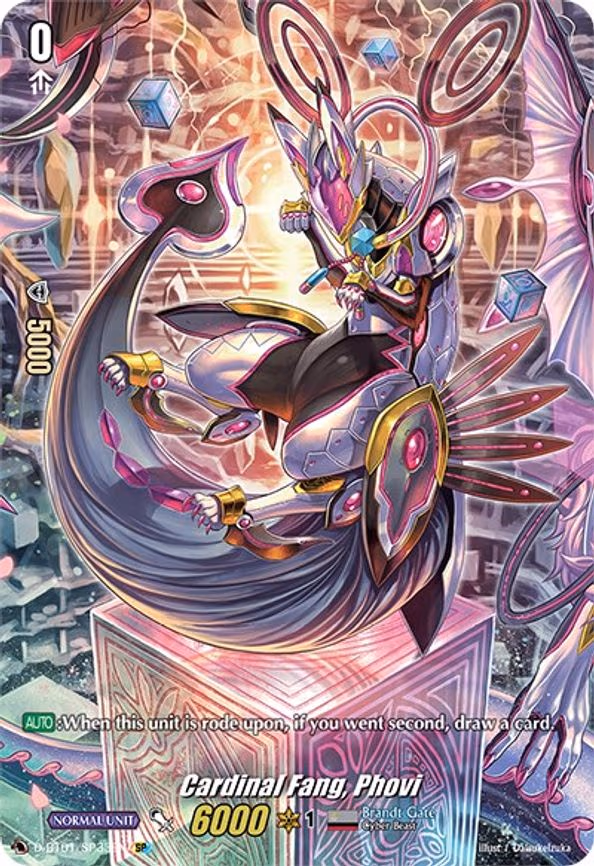 Cardinal Fang, Phovi