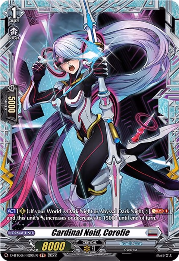 Cardinal Noid, Corofie