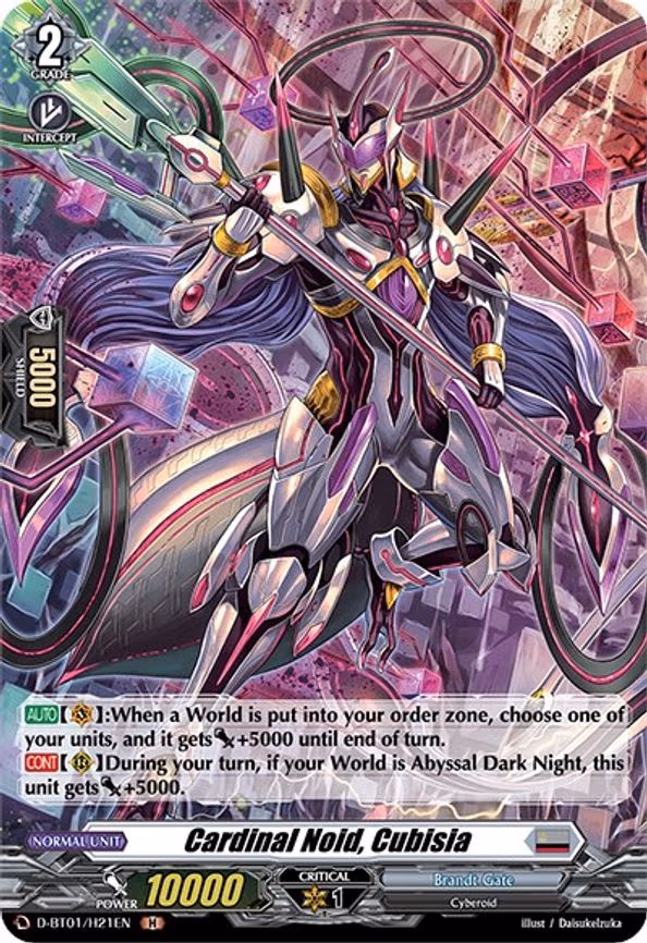 Cardinal Noid, Cubisia (Holo) - H (D-BT01/H21EN)
