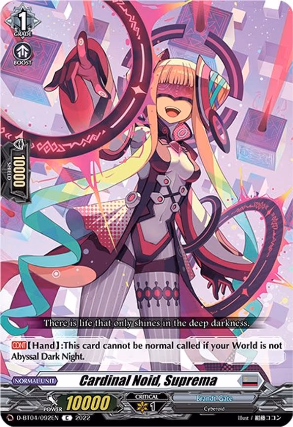 Cardinal Noid, Suprema - C (D-BT04/092EN)