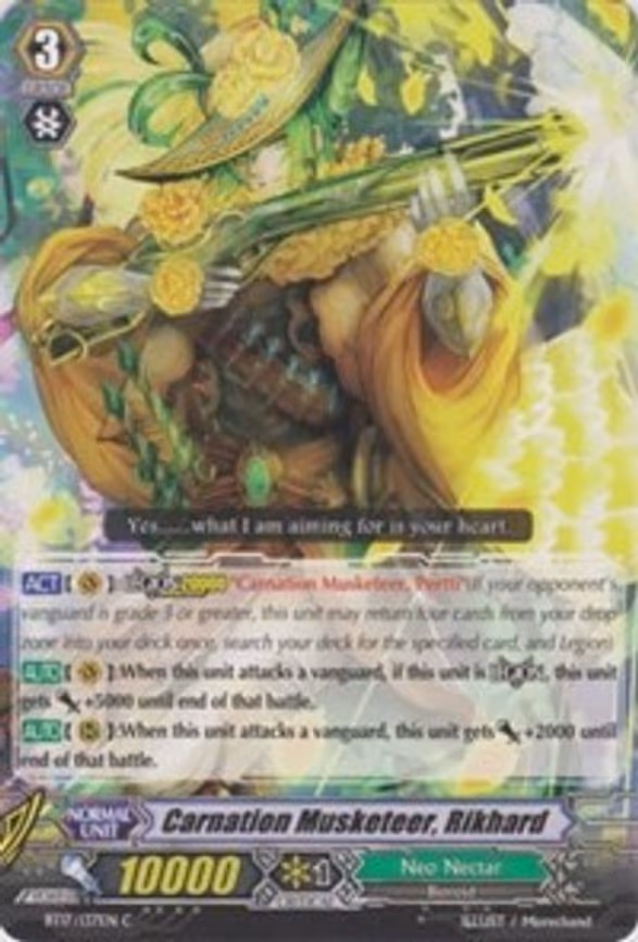 Carnation Musketeer, Rikhard