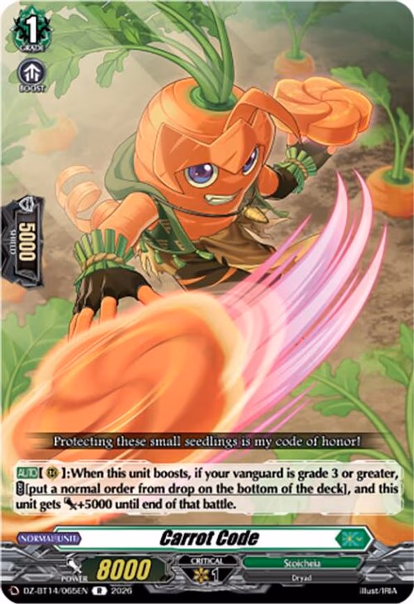 Carrot Code - R (DZ-BT14/065EN)