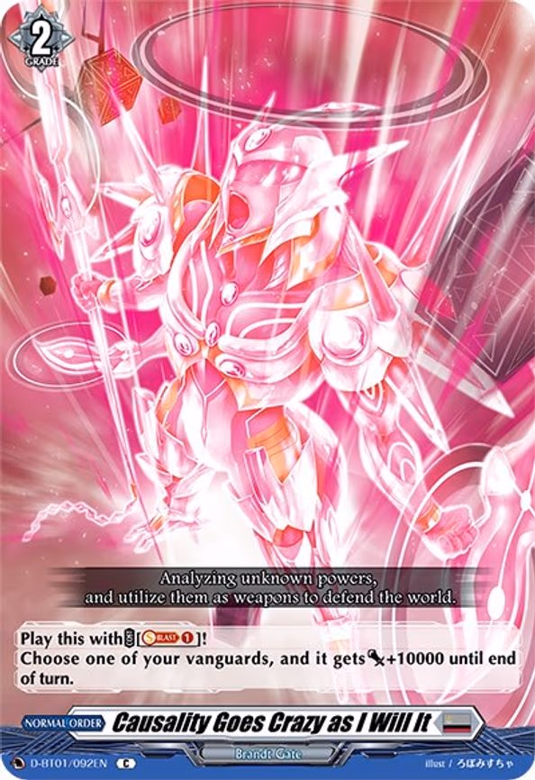 Causality Goes Crazy as I Will It - C (D-BT01/092EN)
