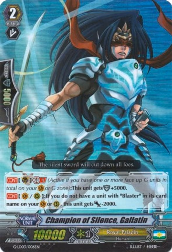 Champion of Silence, Gallatin