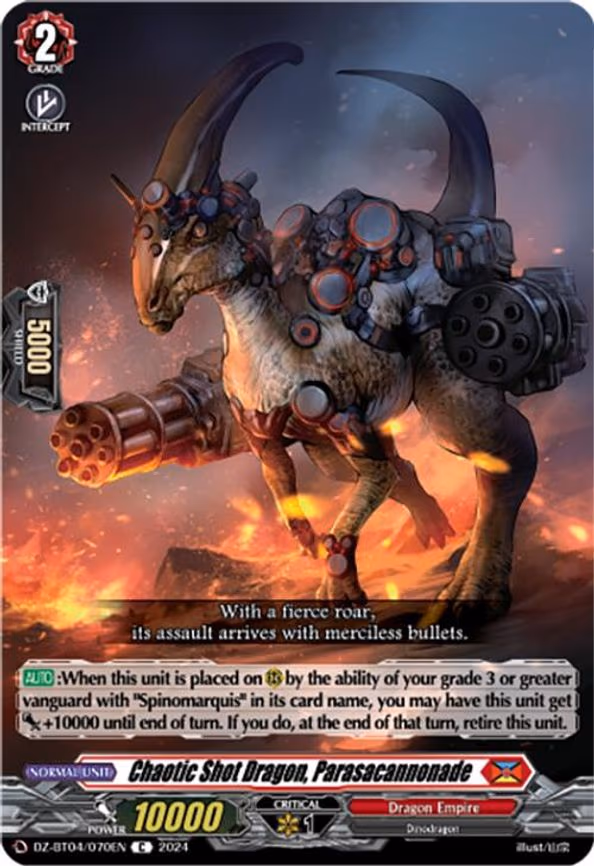 Chaotic Shot Dragon, Parasacannonade