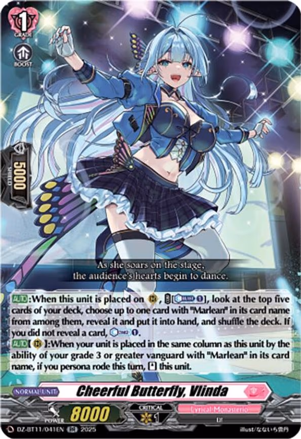 Cheerful Butterfly, Vlinda - RR (DZ-BT11/041EN)