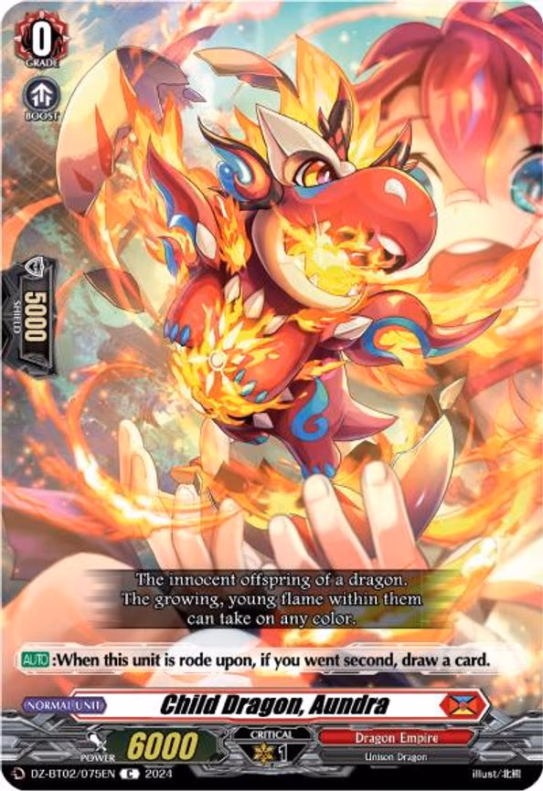 Child Dragon, Aundra - C (DZ-BT02/075EN)