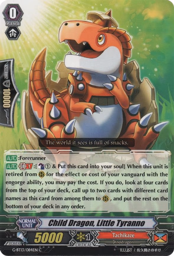 Child Dragon, Little Tyranno - C (G-BT13/084EN)
