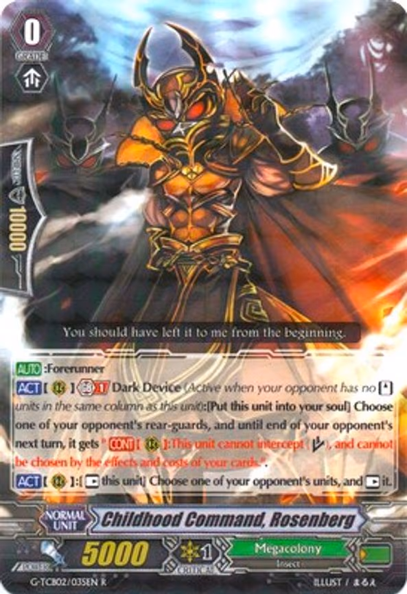 Childhood Command, Rosenberg