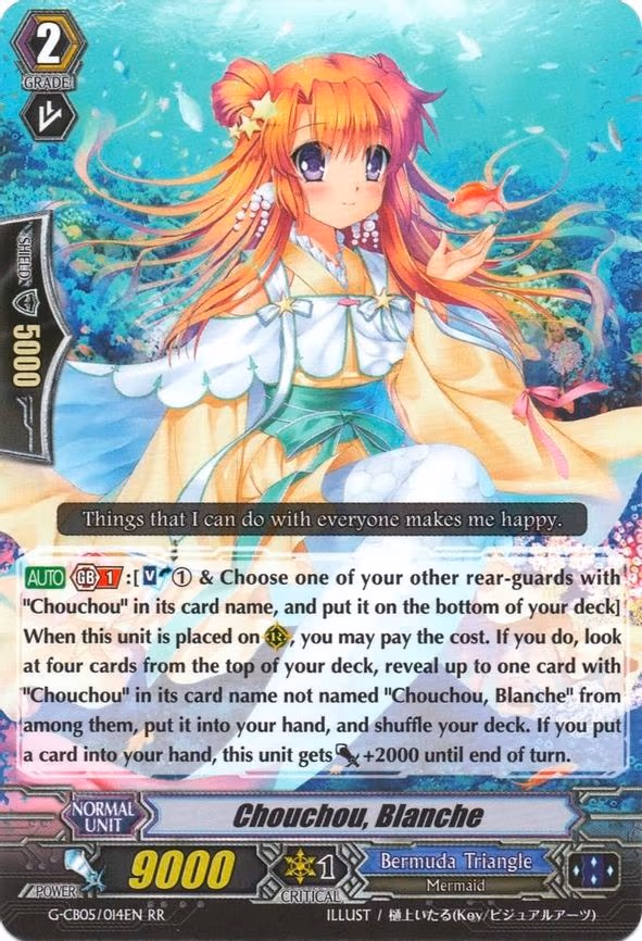 Chouchou, Blanche