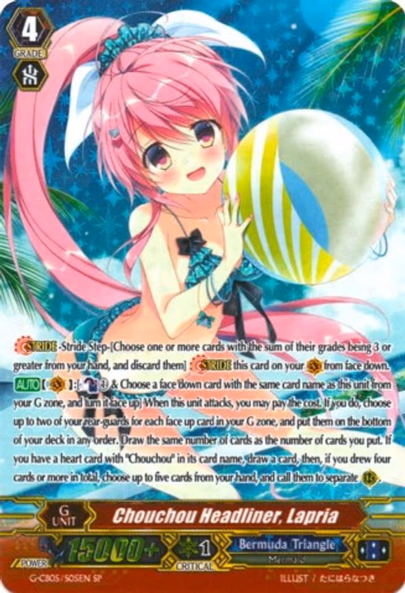 Chouchou Headliner, Lapria