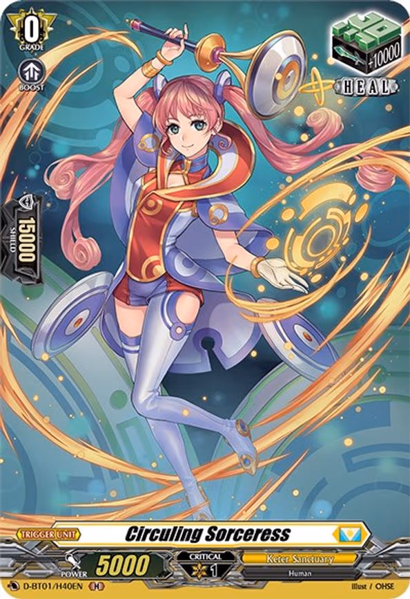 Circuling Sorceress (Holo) - H (D-BT01/H40EN)